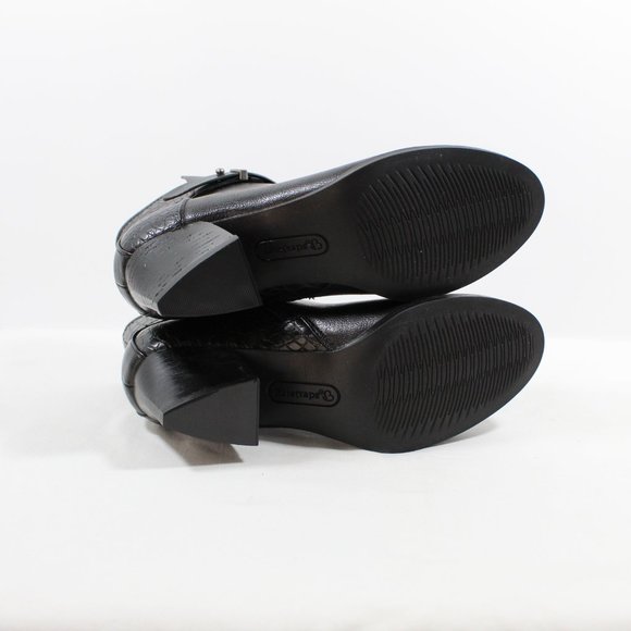 Baretraps Women's Lane Block Heel Ankle Boot - Black 6.5 - Picture 3 of 5